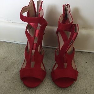 Red sandals